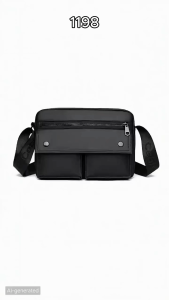Cool Crossbody Bag Fashionable Stylish Trendy Sleek Travel Friendly Multi Compartment Smooth Zippers Adjustable Sling