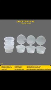 Sauce Cup 60 Ml Thinwall Sauce Tempat Sambel (Isi 50 Pcs-VSC60)