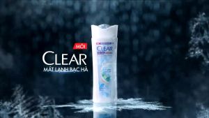 Dầu gội Clear mát lạnh bạc hà 340g