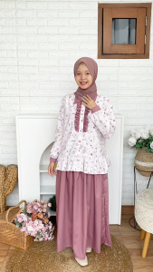 Baju Muslim Anak Perempuan Setelan Anak Perempuan 2023 Cutetri Official Store