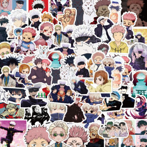 Bandai | Bộ Nhãn Dán Anime Jujutsu Kaisen - 10/30/60 Chiếc Đề Can Manga Cổ Điển Cho DIY Xe Máy Đàn Guitar Hành Lý Xe Ô Tô Hoạt Hình Mát Mẻ Trang Trí Chống Thấm Nước 14+