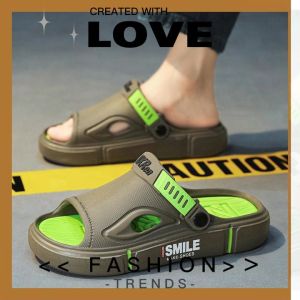 LHshoess เข้าใหม่ รองเท้าแตะผู้ชาย งานแฟชั่นดีไซน์สุดเท่ห์ ทรงสวมมีสายรัดส้นด้วย สีแบบทูโทน 3 สีให้เลือก สินค้าจัดส่งจากไทย ไม่ต้องพรีออเดอร์