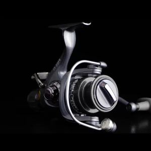 Deukio | DEUKIO Front and Rear Brake Fishing Spinning Reel Acrylic Spool 5BB 5.5:1 Fishing Wheel Carp Freshwater Fishing Tackle Pesca