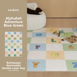 SAIBOSI | Detachable Double-layer Carpet for Living Room and Kids Room Machine Washable