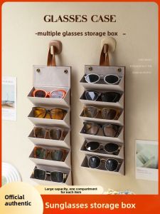 CHUSHE | Portable Anti-Pressure Multi-Grid Folding Glasses Case