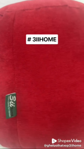 Ghế đôn tròn 3II HOME nhung tăm cao cấp ghế ngồi bệt ghế để chân phòng khách đôn ghế lười hạt xốp êm ái trang trí hiện đại