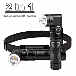 LED Headlamp Rechargeable Headlight Adjustable Headlight torch light powerful rechargeable LED flashlight 100000 lumens touchlight Magnetic flashlight waterproof original emergency light flash lights rechargeable Headlamp work light zoomable flashlight