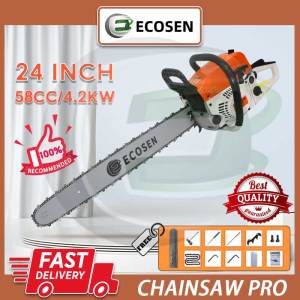 ECOSEN 22/24Inch Alat Outdoor Mesin Gergaji Chainsaw Untuk Potong Kayu