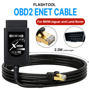 ENET OBD2 Adapter for BMW F G Series & Jaguar Land Rover–DOIP with BimmerCode E-SYS ISTA Bootmod3 – Gold Plated 2.2m Pure Copper