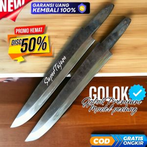 GOLOK TERMURAH KUALITAS TERBAIK !! TEBAS KAYU KERAS PERKEBUAN BISA POTONG PAKU!! TERBUAT DARI HASIL TEMPA BAKAR SEPUH KOKOH KUAT BERKUALITAS TINGGI TAHAN BANTING TIDAK MUDAH RUSAK TAHAN LAMA PEMAKAIAN KUALITAS PREMIUM EKONOMIS GOLOK CIBATU