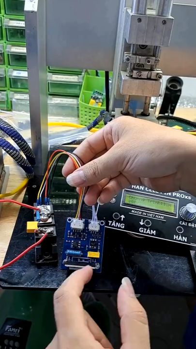 Mạch timer hàn cell pin xung kép nhớ 5 chương trình tích hợp điều khiển ...