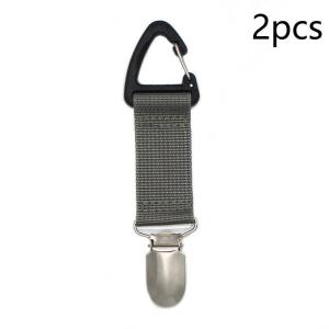 Outdoor Travel Straw Hat Clip Portable Hat Companion Bag Clip Multi-purpose Outdoor Glove Organizer Camping Gear Accessory