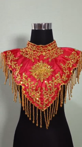 Renda Bordir Hiasan Tari Dada Motif Kiansantang payet