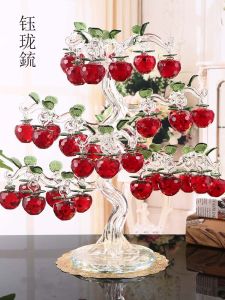 New Year Decorative Crystal Tree Wealth Moving Gift Living Room Decoration Ornaments Modern Simplicity Home Accessories