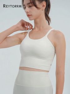 Reytorrm Sport Bra Push Up BH Pakaian Olahraga Kekuatan Tinggi Shockproof Fitness Vest Running Yoga Bra (WX007)