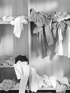 กล่องเก็บเสื้อผ้า ความจุขนาดใหญ่ กันน้ำ กันฝุ่น กล่องเก็บของแบบพับได้ กล่องเก็บของอเนกประสงค์ พร้อมส่งในไทย