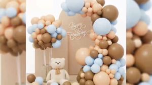 Brown Nude Latex Balloon Set Retro Mocha Balloon Garland Arch Kit Boho Balloons Party Decorations Set for Baby Shower Wedding Teddy Bear Theme Birthday Party Supplies