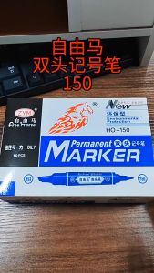 ปากกาเคมี 2 หัว คอนติเนนทอล (ในกล่องมี 10 ปากกา/สี) ปากกาเมจิก ปากกามาร์กเกอร์ ปากกาเคมี ปากกามาร์กเกอร์ 2 หัวสีน้ำเงินและสีดำ