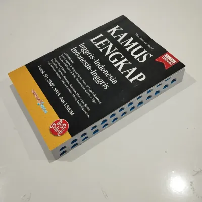 Kamus Hitam Bahasa Inggris Indonesia A5 (INDEK) Kertas Hvs - Lingkar Media