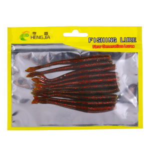 10pc 10cm 2.3g Sea Fishing Plastics Soft Lure Bait Earthworm Wobblers Trout Bait Worm Lure Spinnerbait Fishing Goods Accessories