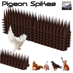 1/10PCS Plastic Pigeon Spikes Deterrent Humane Fence Spikes Weather Resistant Anti Bird Spikes