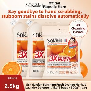 suk garden | Deep Cleaning Long-lasting Fragrant Color Protecting Mite-removing Laundry Powder