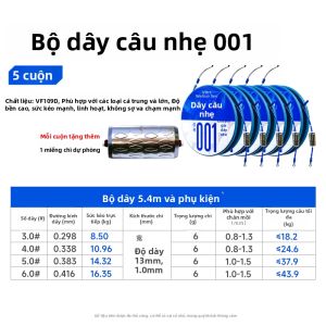 WEITUOSEN | Dây Câu Cá Siêu Nhẹ Dung Lượng Lớn Đặc Chế cho Cá ăn Cỏ