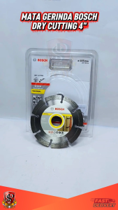 Mata Gerinda 4" 105mm Diamond Wheel Universal Dry Cutting BOSCH / Mata Pisau Potong Keramik Marmer Granit 4 inch 105mm BOSCH