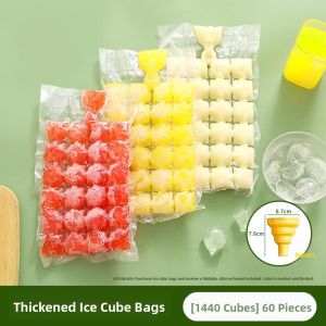 MONLEYTA | Summer Thickened Disposable Ice Bag Home Freezer Ice Cube Mold Refrigerator Freezing Tool One Time Use Ice Block Bag