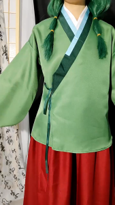 Anime The Apothecary Diaries Maomao Cosplay Costume For Kids Girl Women Dress Green Tops Chinese Hanfu Halloween Costume Maomao Wig