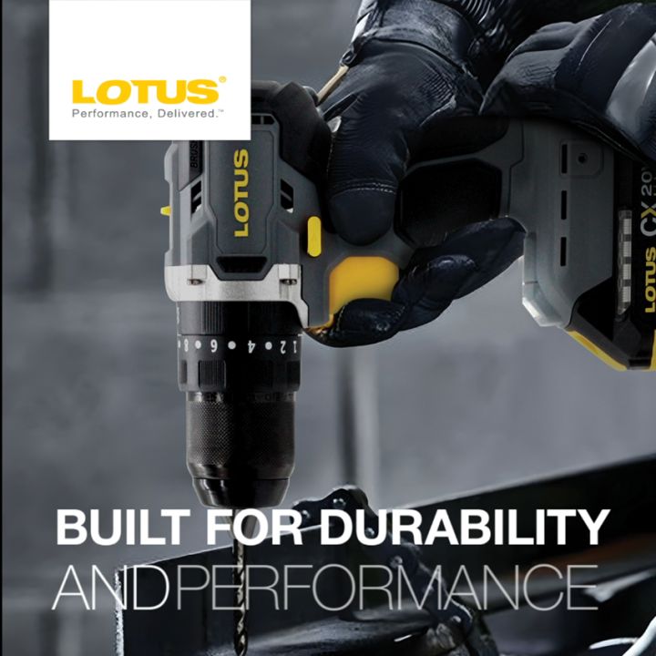 Lotus Impact Drill with 22pcs DIY Tool Kit 13MM LTHD650XL - Power Tools