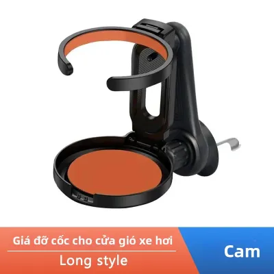 SEAMETAL Giá Đỡ Cốc Có Thể Gập Lại Trên Ô Tô Cửa Thoát Khí Giá Đỡ Đồ Uống Giá Đỡ Đồ Uống Tự Động Giá Đỡ Cho Chai Nước Nhẹ Có Thể Điều Chỉnh Ổn Định
