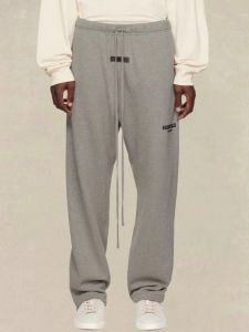 Fog Miki Essentials American High Street Fleece Lined Straight Leg Pants Men Women Spring Autumn Long Trousers Fashion Brand