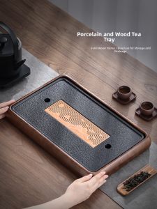 SYANF | Luxurious Wooden Tea Tray for Home