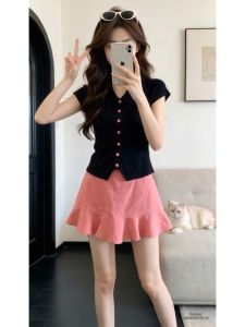 HUAYILING | Korean Style Beautiful New Summer Dress Set