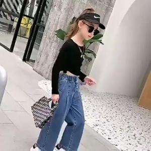 celana jeans anak kids denim palazzo girls kulot anak remaja perempuan 8-12 tahun