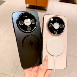 Case for HUAWEI Mate 80 Pro Max Mate80 Pro Mate80 Pro Max Strong Magnetic Case MagSafe Compatible Camera Lens Protector Frosted Back Anti-Slip Flexible Frame Shockproof Cover