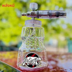 เครื่องฉีดน้ําแรงดันสูงอลูมิเนียมโฟม CANNON โฟมเครื่องกําเนิดไฟฟ้า Snow Foam Lance 1/4 "Quick Connector สําหรับ Portland Husky RYOBI Greenwork