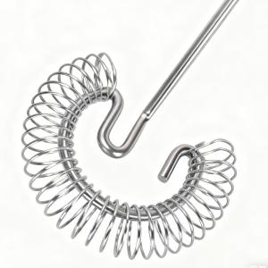 Stainless Steel Spiral Whisk Efficient Egg Beater & Mixer Heavy Duty Wire Whisk For Cooking Baking Blending Sauces Cream