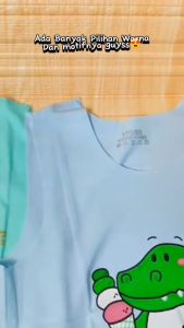 QSBJA010 Singlet Pakaian Dalam Anak Laki Laki Kaos Kutang Cowok