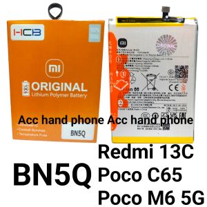 Baterai Xiaomi Redmi 13C Pocophone Poco C65  Poco M6 5G BN5Q  BN 5Q  Original 100