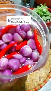 1kg Hành Tím Muối Giấm Chua Giòn Rụm Ngọt Thơm Làm Mới Mỗi Ngày - VỰA KHÔ MINH TRIẾT