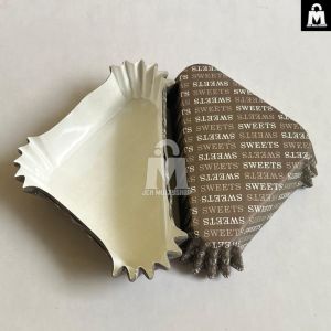 Paper cup case segitiga laminasi / cup roti segitiga isi 200 pcs