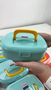 Eskimo หลายประสิทธิภาพ กล่องหูหิ้ว สีเขียว ชมพู ชมพูพีช ความมั่นใจ กล่องใส่ของ ราคาประสงค์และสะดวกสบาย