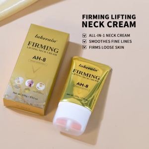 AH-8 Firming Lifting Neck Cream Deep Moisturizing Firms Neck Loose Skin Roller Design Smooth Fine Lines Wrinkles Neck Cream
