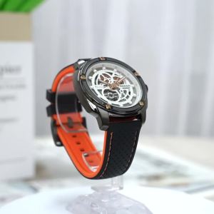 Deesio Men‘s Automatic Mechanical Watch 316L Stainless Steel Watch Case Skeleton Dial Luminous Fashion Sports Gift for Men