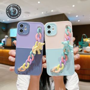 DSA fyp gelang rantai casing hp untuk kompatibel untuk iphone 7 8 All Type II WARNA KIRIM RANDOM