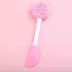EELHOE | 【M】Silicone Facial Cleansing Brush With Soft Bristles And Mask Spatula For Face Exfoliating Skincare