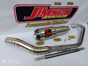 Knalpot Akrapovic GP Lorenzo Vixion R15 V2/ V3 CBR150 newCB CBR lokal CB lama GSX BISON MX satriaFU Sonic Scorpio thunder pulsar 200ns Tiger Megapro Verza Jupiter Vega Supra Revo Blade N-max PCX Aerox dll