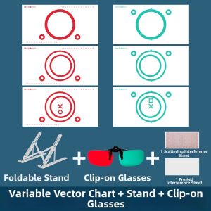 ZHONGLIANG | Amblyopia Treatment Inhibition Glasses for Convergence Eye Training
